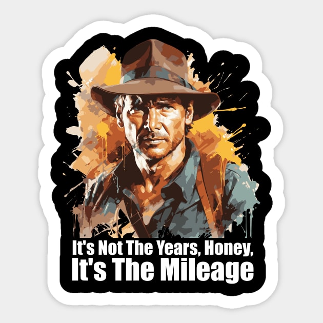 Indiana Jones Sticker by vectrus